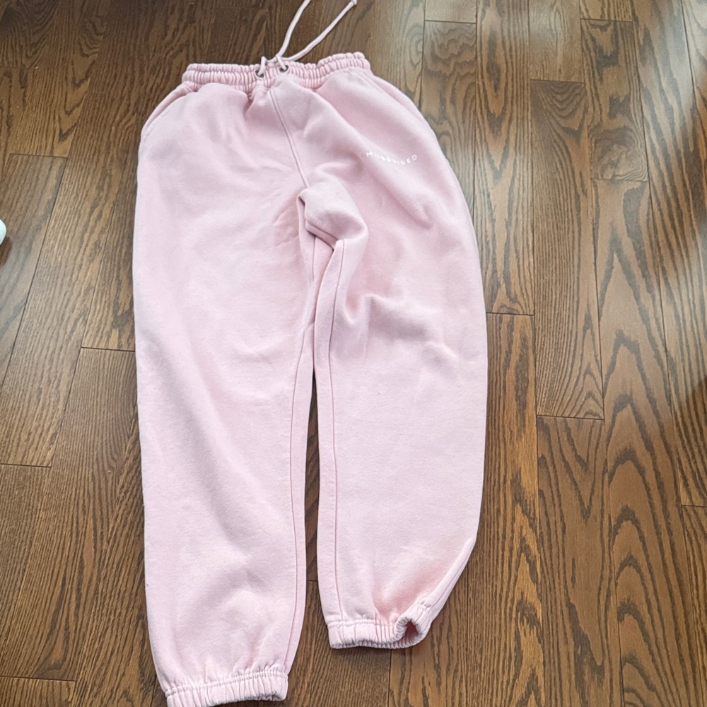 Missguided + Light Pink Kids Joggers